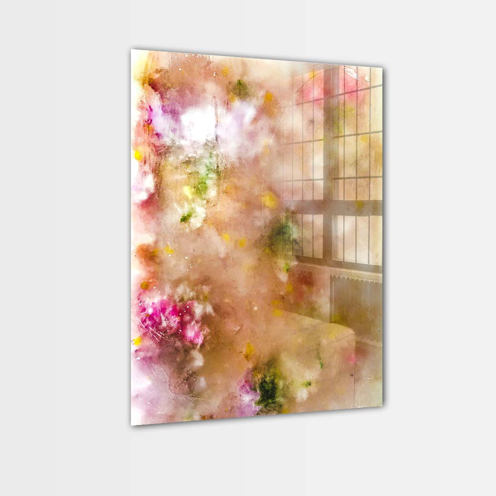 glasschilderij plexiglas bloemen fade 04